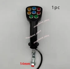 1pc excavator harvester Electric Control 8 button joystick handle Screw 14mm
