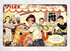 man cave wall plaques Proctor-Silex Ice Cream Freezer kids 1964 metal tin sign
