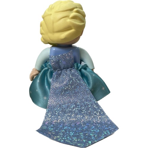 Lego Duplo Disney Elsa Figure doll replacement toy Frozen Queen dress 3" - Picture 2 of 5