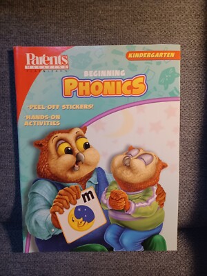 Parents Magazine Beginning Phonics Kindergarten Peel Off Stickers Hands On...