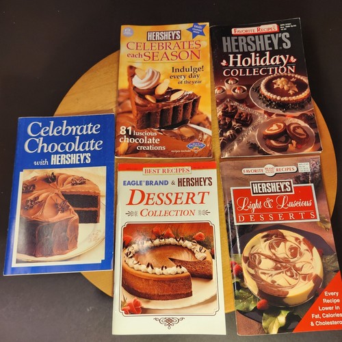 10 Vintage Softcover Hershey Cookbooks Recipe Cards Chocolate Syrup Cocoa Cookie - Imagen 7 de 8