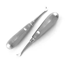 2 Pcs Dental Root Elevators Oral Surgery PDL Luxating Cryer Elevator Dentaltools