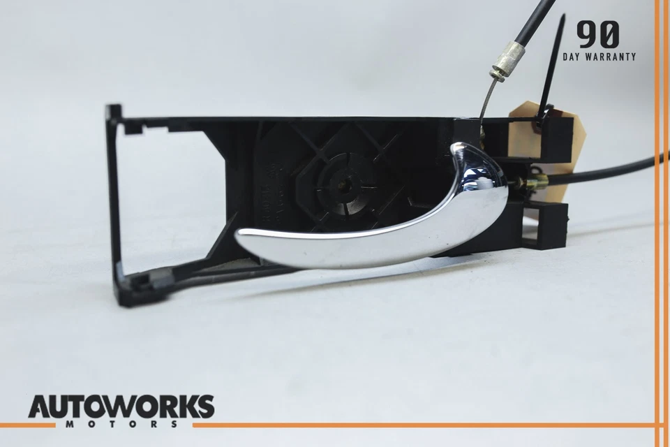 98-03 Jaguar XJ8 XJR VDP X308 manija de puerta interior trasera derecha con cable OEM Foto 4 de 4