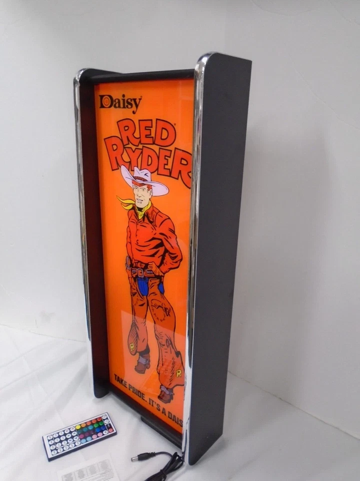 Daisy Red Ryder LED显示屏照明标志灯箱壁挂灯 — 第 2/4 张图片