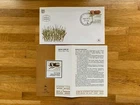 ISRAEL 1984 FDC WORLD FOOD DAY BREAD WHEAT + LEAFLET