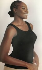 Jockey Essential Underarm Smoothing Tank Light Support Black Size S 3 A