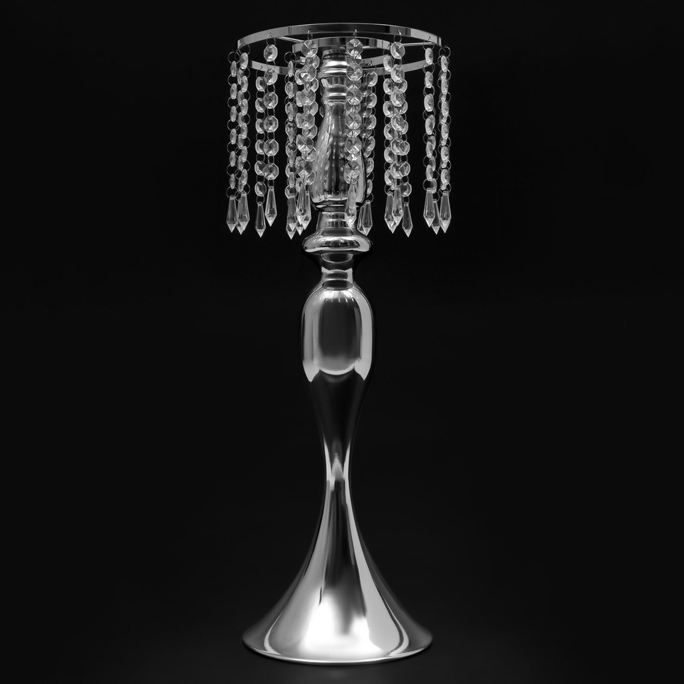 10PC Tabletop Crystal Wedding Flower Vase for Banquet Party Decoration