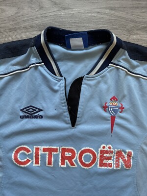 Celta Vigo 1999/2001 Home Football Jersey Soccer Shirt Umbro