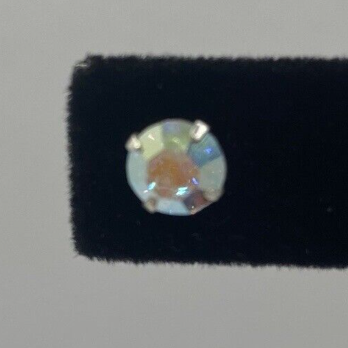Aurora Borealis Crystal Sterling Silver Stud Earrings Posts Northern Lights