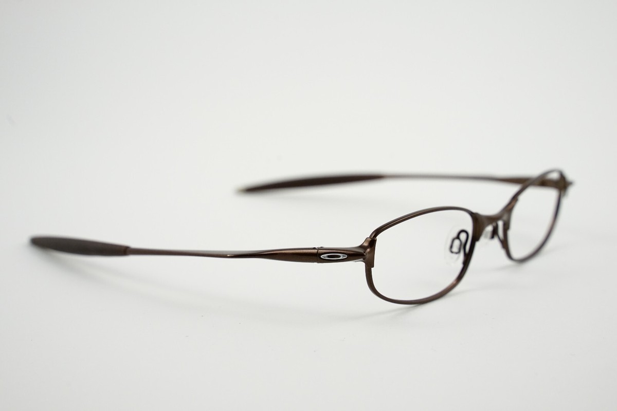 RARE! Oakley Chop Top 2.0 Ti Polished Brown 49-19 138 Titanium