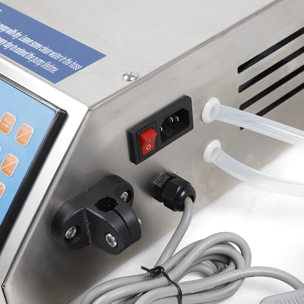 Double-head Liquid Electric Bottle Filler Pump Diaphragm Pump Filling Machine US
