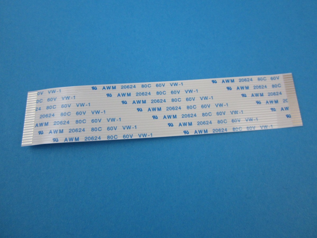10Pcs 0.5mm Pitch 15 Pin AWM 20624 80C 60V -1 Flexible Flat Cable