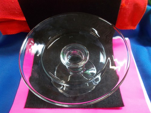 LOVELY FAIRY CAKE STAND - PLAIN DESIGN 18 3/4 cm W x 12 cm H - 652 Grams # C 37 - Picture 7 of 20