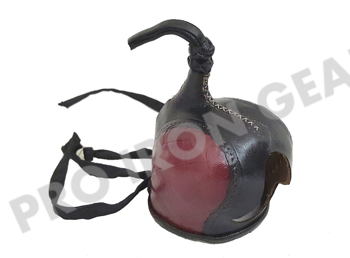 New Falconry Hood No Sew Dutch Style One Piece, Unstitched (Maroon Brown) U