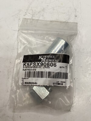 Kimball Midwest K5FSX90606 Hose End Fitting 5/16HX3/8F9045 K5 Series
