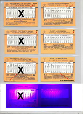 1989 Donruss *Denotes*/Inc./No Gap/No Glow Cards 28-250 You Pick! Listing 1/18