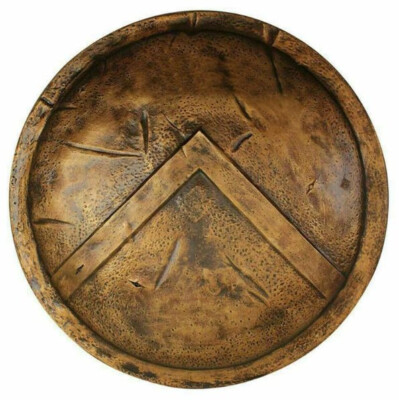 Medieval 300 Spartan Antique Brass Greek Shield Replica & Best gift Item