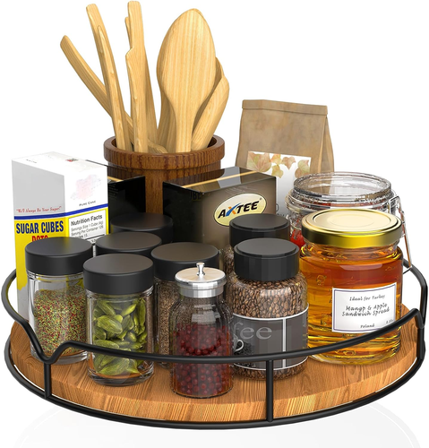 Lazy Susan Turntable Organizer for Cabinet Pantry Kitchen Countertop Refrigerato