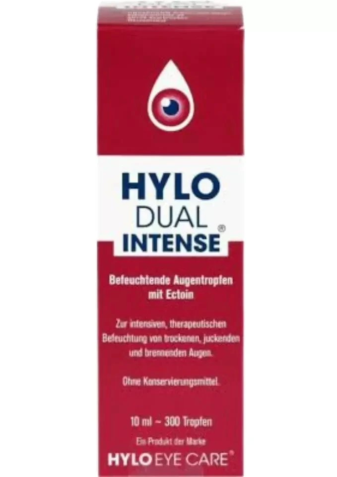 Gotas lubricantes para ojos HYLO DUAL INTENSO con ectoína Ursapharm (X 5) Foto 2 de 4