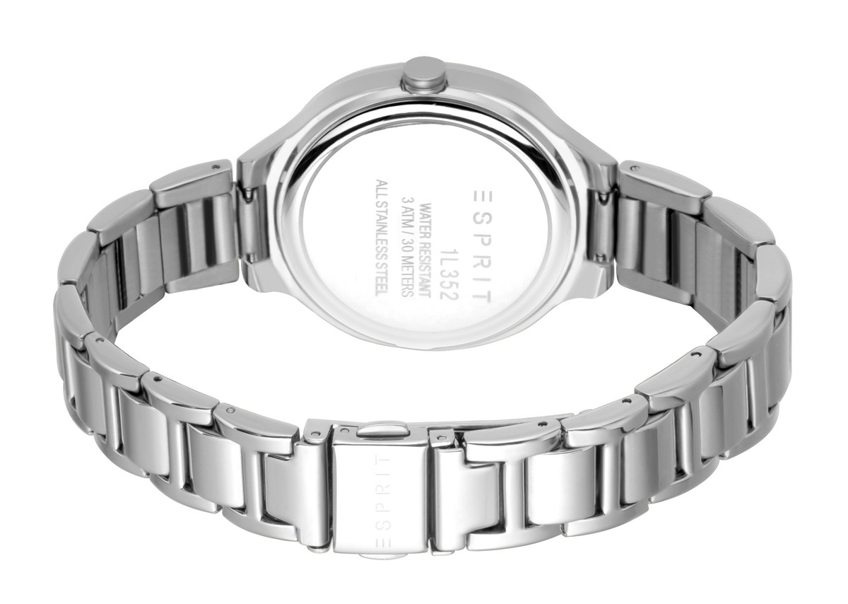 Esprit Uhr ES1L352M0055 für Frau Mausgrau aus Edelstahl