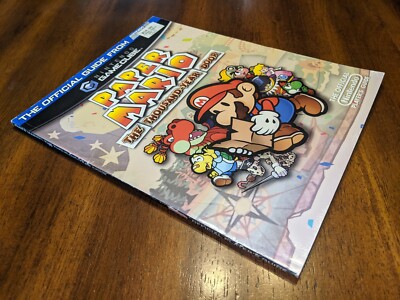 Paper Mario The Thousand-Year Door Nintendo Official Player's Guide GREAT SHAPE!