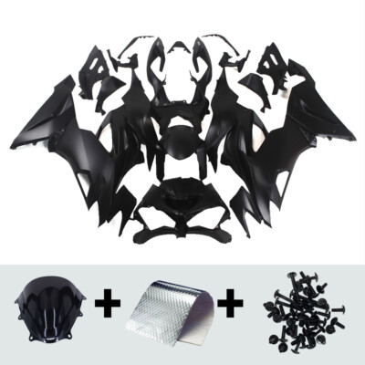 Injection Black Fairing Kit for 2019-2022 Kawasaki Ninja ZX6R 636