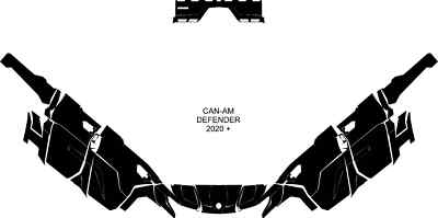 2020 2024 Can Am BRP Defender Digital Vector Template 4 Door