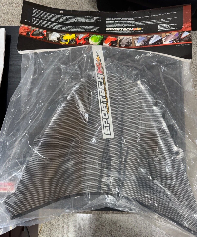 Sportech SVP V-Flow 适合 04 本田 CBR 1000RR ABS 铬挡风玻璃 45471065 — 第 4/4 张图片