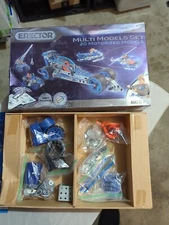 Erector Set Multimodels 20 Models Motorized 1 Set Meccano 260+ Parts