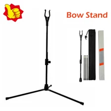 1X Fiberglass Bow Stand Recurve Bow Holder Archery Accessories Hunting Shooting 