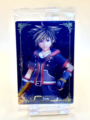 Sora Kingdom Hearts 20th Anniv. Trading Card W#1 BANDAI Very Rare
