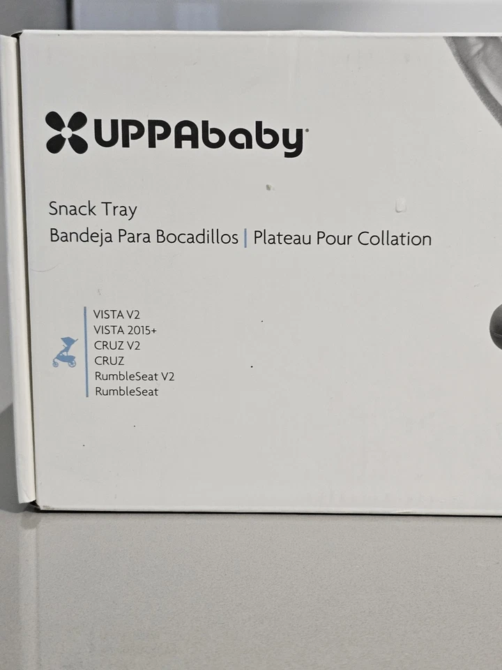 Bandeja de aperitivos UPPAbaby VISTA/ALTA/CRUZ (clara) nueva en caja Foto 3 de 4