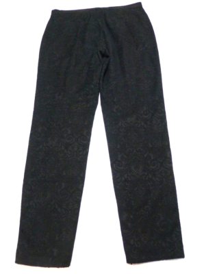 100サイズ③ Tart Womens Size 4 Black Floral Zipper Bottom Pants Excellent