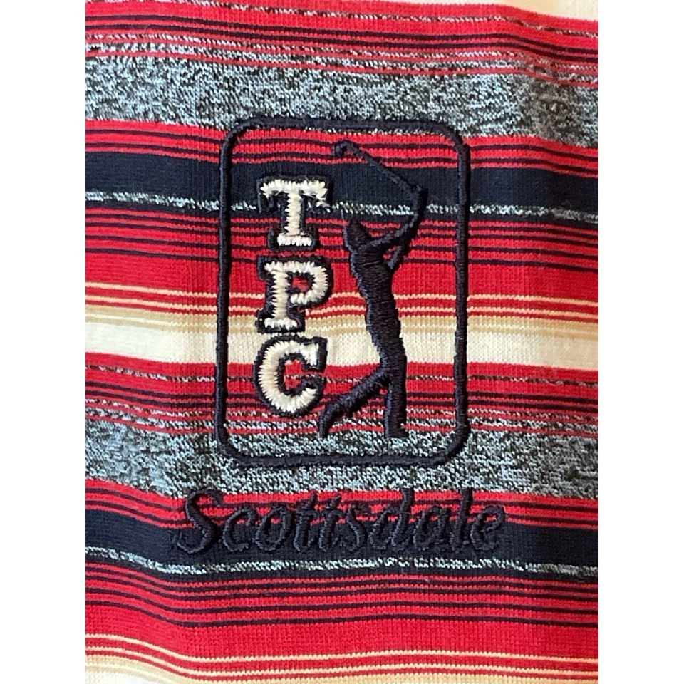 Ben Hogan TPC Scottsdale Striped Golf Polo Shirt Mens XXL - Image 2 of 4