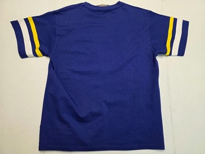 New GUCCI Jersey Crew Neck Graphic T-Shirt Men's MEDIUM M Blue