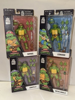 TMNT BST AXN Leo Raph Donnie Mikey Set 4 NINJA TURTLES Loyal Subjects 2024