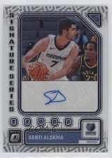 2023-24 Panini Donruss Optic Signature Series Santi Aldama #SS-ADM Auto 12m6