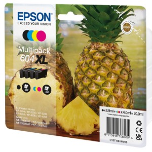 Epson Multipack Tintenpatronen 604 Ananas 4 Farben EasyMail-Verpackung