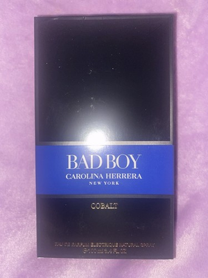 #ad Carolina Herrera Bad Boy Cobalt Eau de Parfum Spray 3.4 fl oz Geranium Scent $100.00