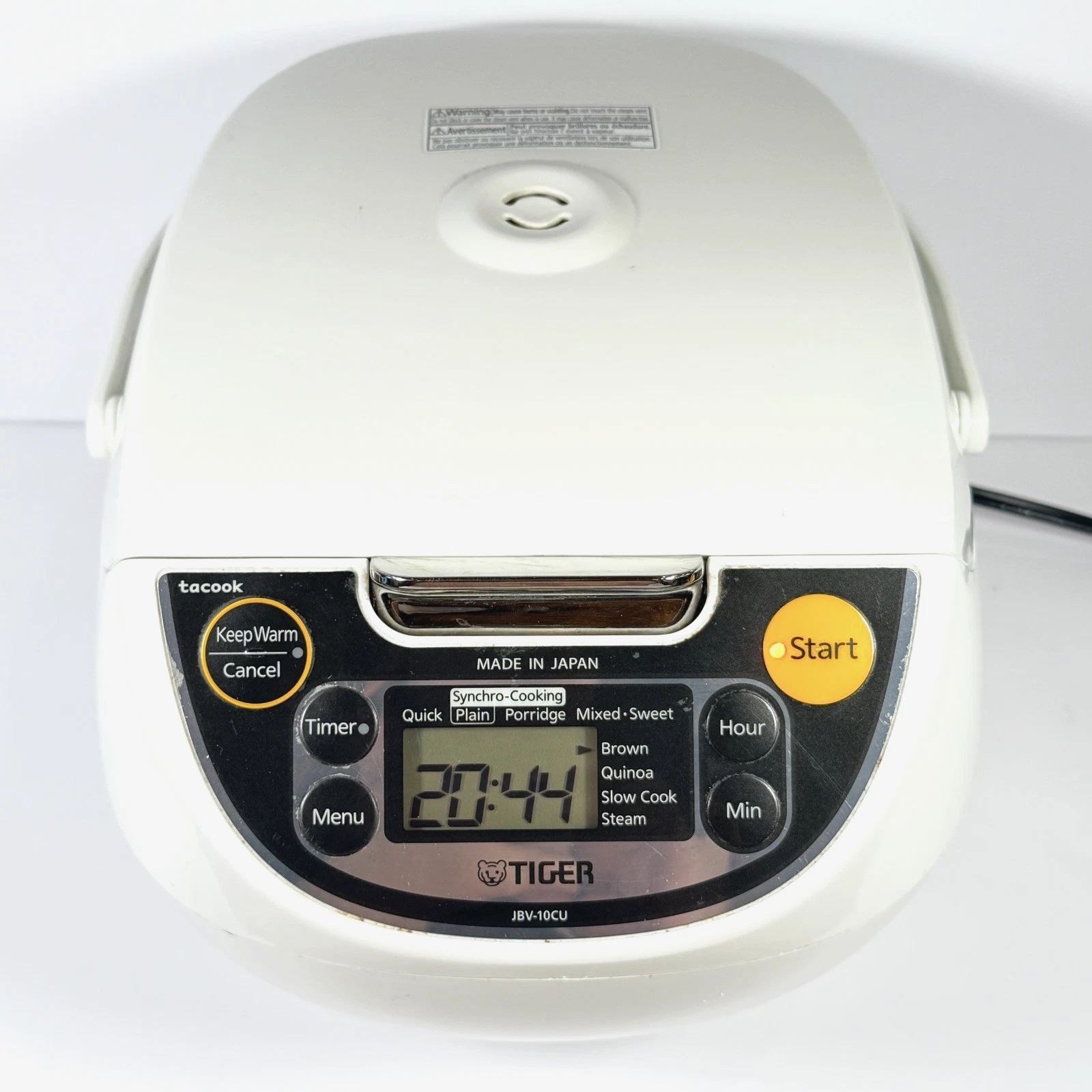 Tiger JBV-10CU Rice Cooker 5.5 Cup Multi-Use Made In Japan VIDEO