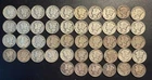 46 Coin Mercury Dime Lot 90% Silver $4.6 Face Winged Liberty Roll