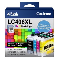 LC406XL Ink Cartridges for Brother Printer for LC406XL LC406 LC 406XL for Bro...