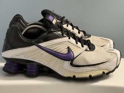 Y2K Nike Shox Turbo 8 Running Shoes Mens Size 9 344951-151 White Purple Black