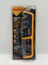 Smith's Adjustable Angle Pull Thru Knife Sharpener 2-Stage 50264 Grey/Yellow
