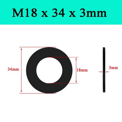 M2-M36 Black Carbon Steel High Strength 8.8 Flat Washers for Mechanical Industry - Picture 61 of 73