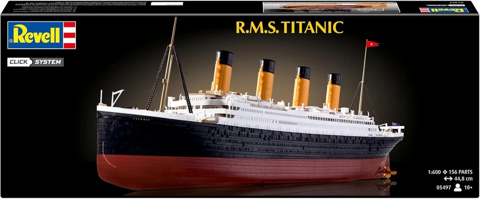05497 R.M.S. Titanic (Sistema a Clic), Scala 1:600, Non Costruito, Precolorato, - Immagine 2 di 4
