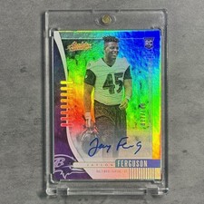 2019 Panini Absolute Rookie Spectrum Signatures /100 Jaylon Ferguson Auto Holo