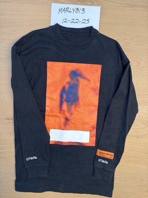 Heron Preston Long Sleeve Tee Retail $295 Sz M