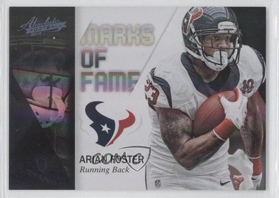 2012 Panini Absolute Marks of Fame Spectrum 55/100 Arian Foster #2 0a7