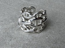 Hermès - Bague Chaîne d'ancre Enchaînée - grand modèle - HERMES - taille 56
